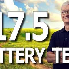 iOS 17.5 Battery Life / Battery Drain / Battery Performance Test.