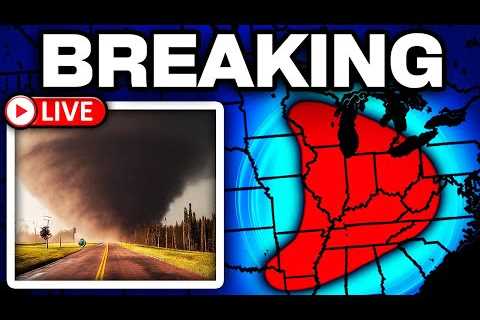 🔴NOW: Tornado Threat Broadcast With LIVE Storm Chaser