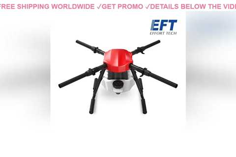 ☀️ REVIEW EFT E410S 10L 10kg four axis agricultural spray drone frame E410 1393mm wheelbase with X8
