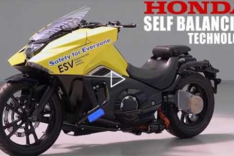 Honda Motorbike Riding Assist Self Balancing Technology
