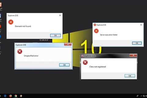Best Way To Remove Explorer.exe Invalid Page Error