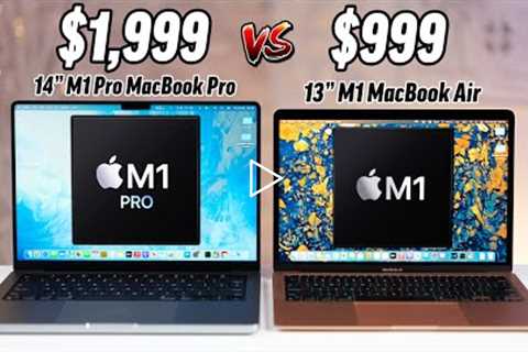 14 MacBook Pro vs M1 MacBook Air - Worth $1,000 MORE? 🤔