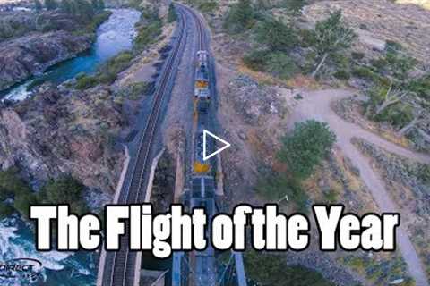 Flight of the Year // Trains, Bridges, Rapids, Mountains, Sunset, Gapping, Perching, Powerlooping