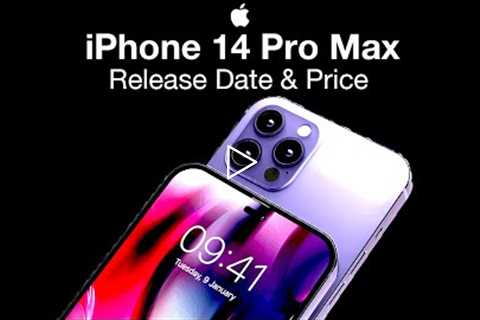 iPhone 14 Pro Max Release Date and Price – NEW DESIGN PHOTO LEAK!