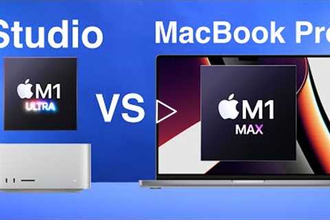NEW Mac Studio vs M1 Max MacBook Pro - Portability vs Power