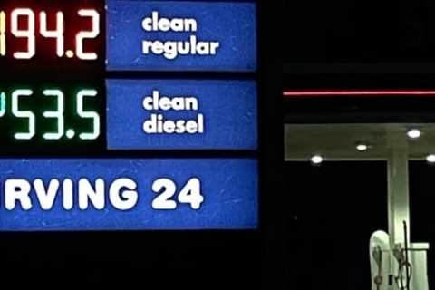 Gas price leaps up, heating oil and diesel tumble