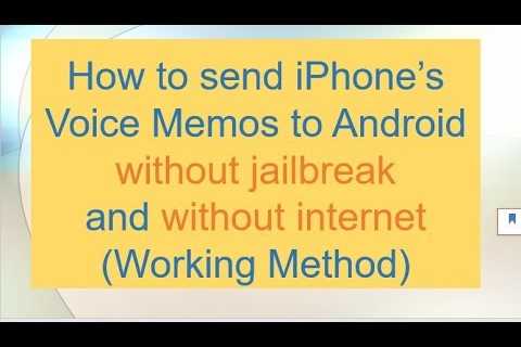 How to Send Voice Memos from Iphone to Android - HowtooDude