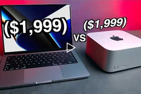Mac Studio vs 14 MacBook Pro - Which Performs Best for $2,000?