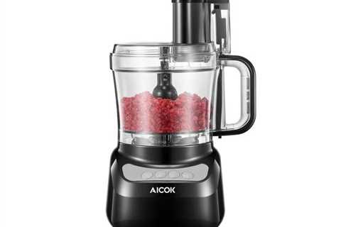 AICOK Meals Processor Multifunctional, Four Velocity Controls Compact Electrical Meals Chopper,..