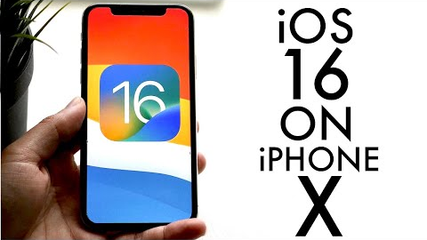 iOS 16 On iPhone X! (Review)