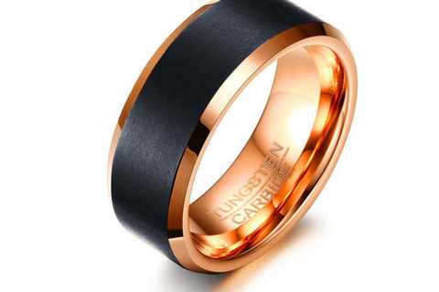 Mens Tungsten Carbide Ring for $14