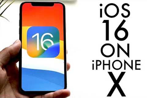 iOS 16 On iPhone X! (Review)
