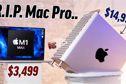 16 M1 Max MacBook Pro vs $15,000 Mac Pro: Embarrassing..