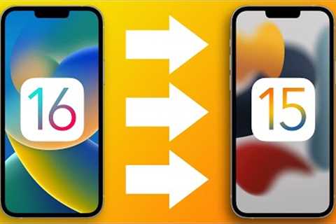 How to Downgrade iOS 16 to iOS 15 (Without Losing Data)