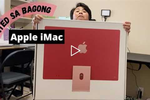 UNBOXING THE NEW APPLE iMAC PINK
