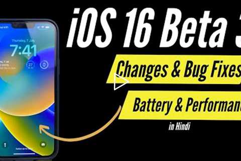ios 16 beta 3 I Changes & Bug Fixes in Hindi I TechnoaddictsIndia