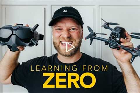 72 HOURS to learn how to FLY DJI FPV DRONE (From ZERO)