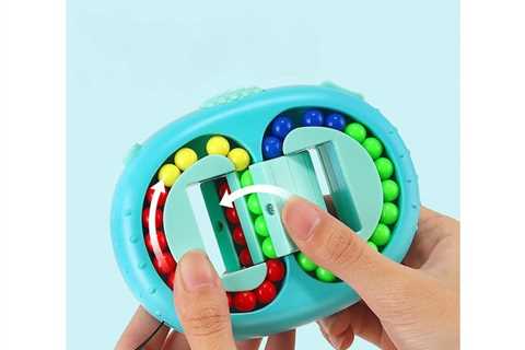Bean Fidget Toys, Spinner Magic Dice Toy,Spinning Magic Bean Fingertip Toy for Grownup/Youngsters..