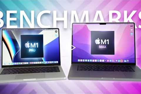 14 M1 Pro vs 16 M1 Max MacBook Pro Performance Benchmarks!