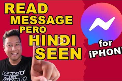 Wala sa Android Yung Iba Dito - Messenger Features for iPhones and iPad