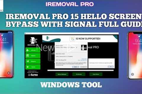 iRemoval PRO IOS 15 HELLO SCREEN BYPASS WITH SIGNAL (FULL GUIDE) #ios #15.6 #hello #screen #bypass