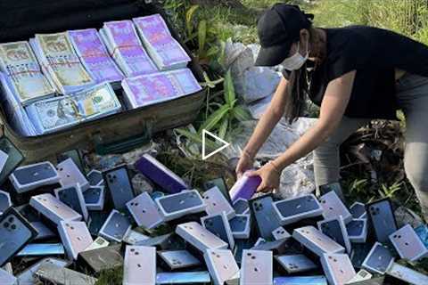 Money🤑 I found a lot of Millions rupee & iPhone 13 box in the trash | Restore Samsung A51..