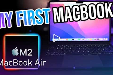 It's my first Apple Computer ever! The new MacBook Air M2 Midnight