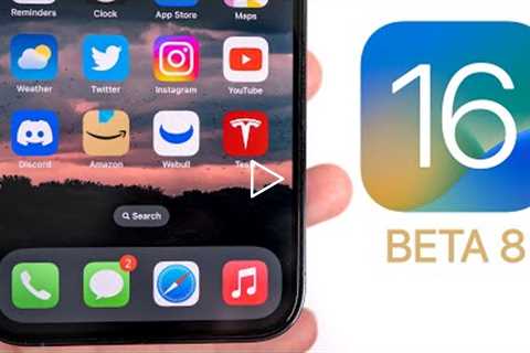 iOS 16 Beta 8 Released - What's New?