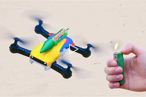 Experiment: RC Drone vs XXL Rocket 🔥