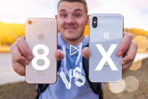 iPhone 8 vs iPhone X !
