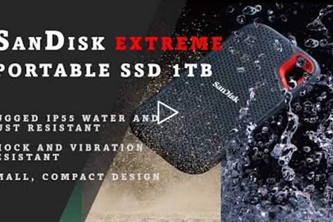 SanDisk extreme portable ssd 1TB - Unboxing and Transfer file speed test