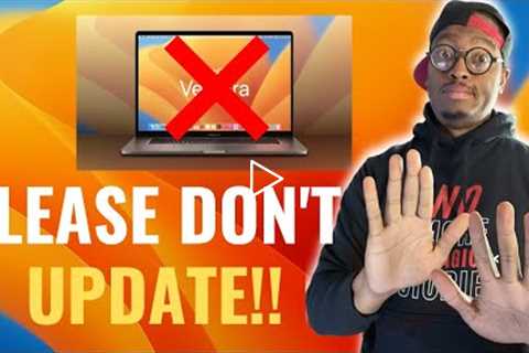 Please DON'T UPDATE To MacOS Ventura!! |Musicians, Producers, Engineers|