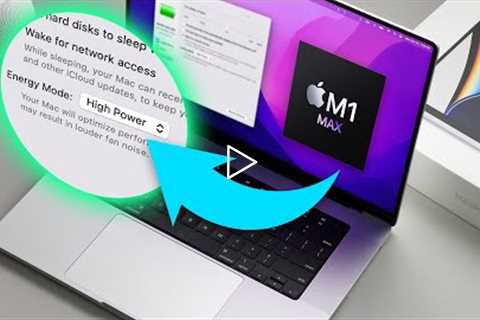 M1 Max MacBook Pro Secret High Performance Mode (16 inch)
