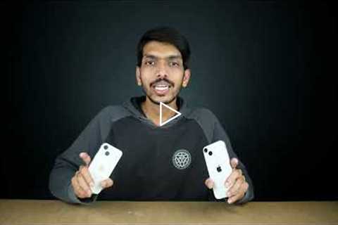 iPhone 14 vs iPhone 13 Mini Comparison | Size, Camera, Battery & Review in Hindi