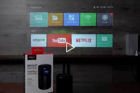100 inch wireless projector with built in Android OS