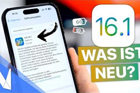 iOS 16.1 ist da! Was ist neu? - ENDLICH dynamisch Akkuanzeige in % für alle!🤩🔋  | Nils-Hendrik..