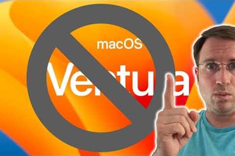 UNSUPPORTED MACs already with macOS 13 Ventura?
