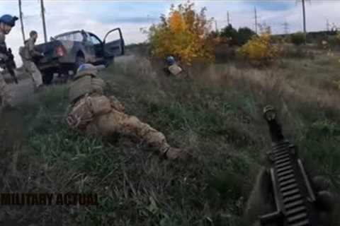 GoPro footage!! Ukrainian troops strike Russian army as come closer to Bakhmut