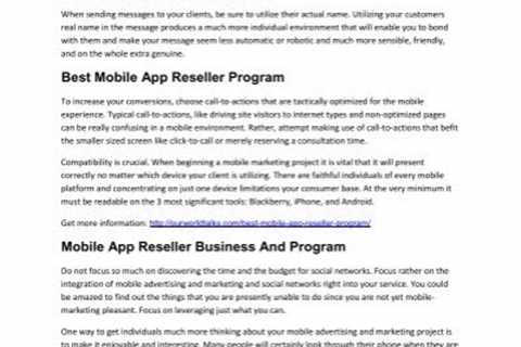 Become A Mobile App Reseller