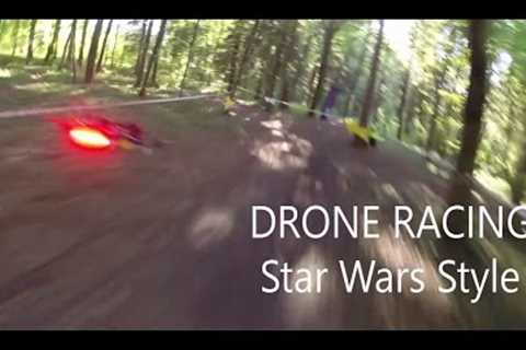 FPV Racing drone racing star wars style Pod racing are back!