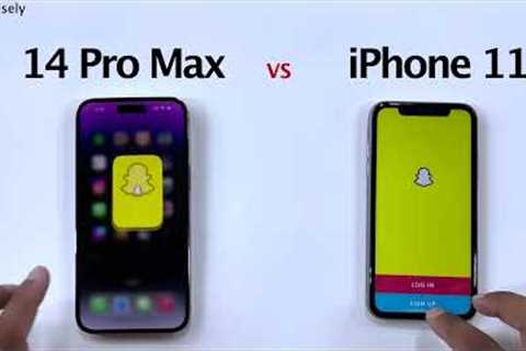 iPhone 14 Pro Max vs iPhone 11 - SPEED TEST
