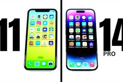 iPhone 11 vs iPhone 14 Pro Speed Test!