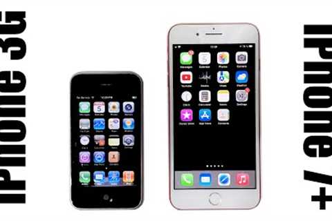 iPhone 3G vs iPhone 7 Plus - iOS 4 vs iOS 15 SPEED TEST