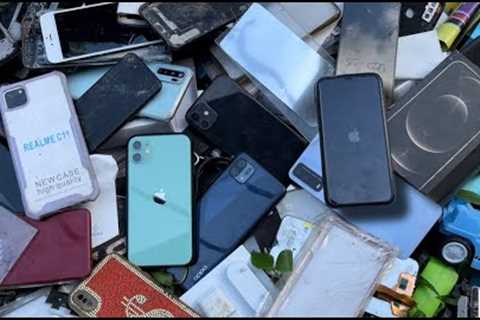 Surprised to see IPHONE 11 Found Many Broken Phones in Garbage Dumps!! i Restore Destroye OPPO A16k