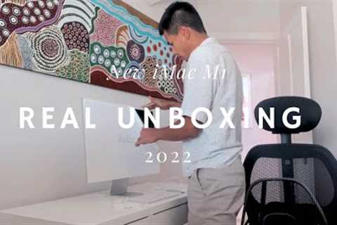 How Difficult? Real Unboxing New Silver iMac M1 (24inch) Ram 16 GB, Memory 512 GB for Video Editing