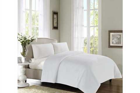 500 Sequence Stable Extremely Plush Blanket Ivory Twin for $105