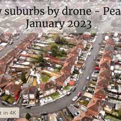Pear tree, Derby. Part of the Derby suburbs by drone series | 4K