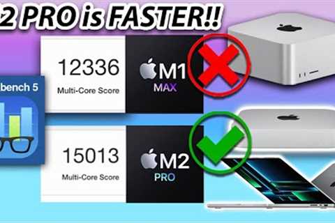 M2 Pro Mac Mini is FASTER than the M1 Max Mac Studio!!!