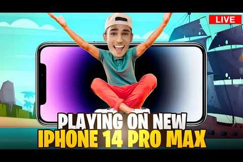 🔴LETS PLAY ON NEW IPHONE 14 PRO MAX    ─  PUBG MOBILE LIVE