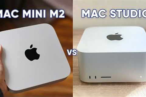 Mac Mini M2 Vs Mac Studio - Ultimate Showdown!